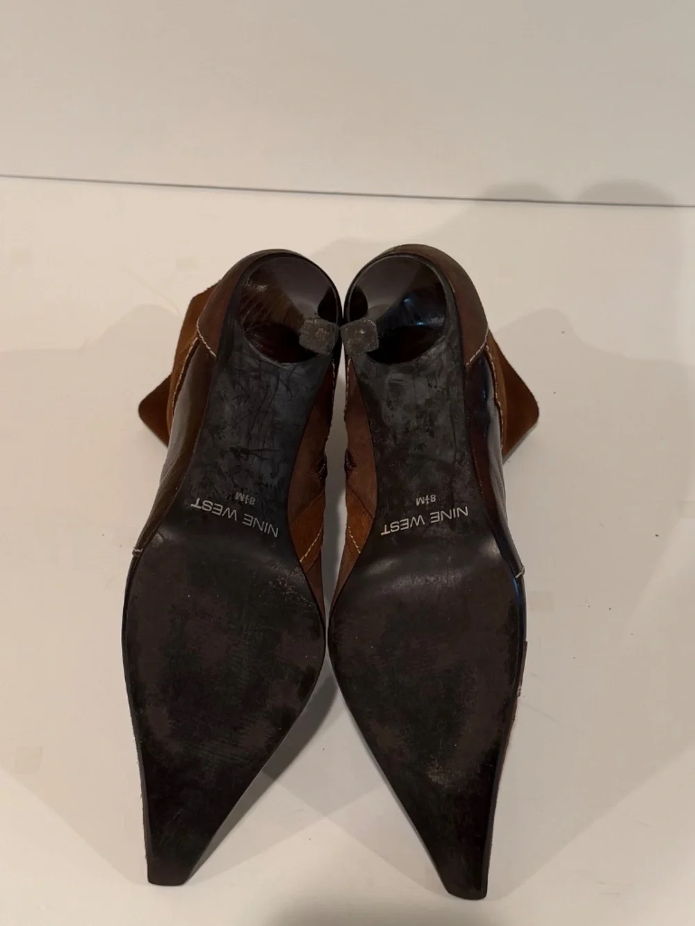 NINE WEST  - Suede snd Leather Booties